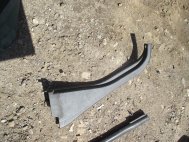 Накладка двери задней правой 1334450 Уголок 1680523 наружний Форд Фокус 2 Универсал, - БУ