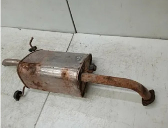 Глушитель Шевроле Лачетти Cедан задняя часть 96553619, 96553624, 96461484 - БУ