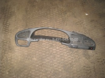 Накладка панели приборов в сборе с соплом воздуховода Шевроле Ланос 96255623, 96403353, - БУ