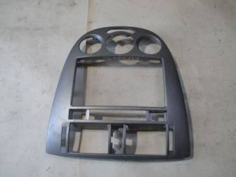 Накладка магнитолы и блока управления печки 96555042 96555129 Шевроле Лачетти Седан - Серебро - БУ