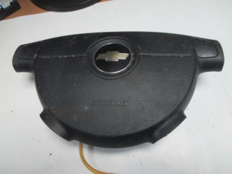 Подушка безопасности Шевроле Авео Т250-255, Лачетти водительская 96654843, 96474818 - Крест, - БУ-2