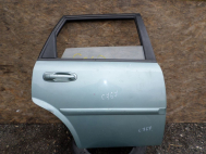 Дверь задняя правая Шевроле Лачетти Универсал 96547916 - в СБОРЕ электро Изумруд - 1 вмятинка - БУ