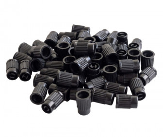 Колпачок золотника декоративный черный пластик, - Airline