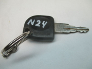 Ключ замка зажигания 96611865, 96611866 Дэу Матиз - N-24, - БУ