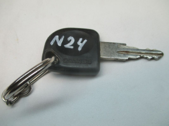 Ключ замка зажигания 96611865, 96611866 Дэу Матиз - N-24, - БУ
