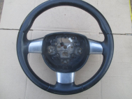 Рулевое колесо Форд Фокус 2 руль 1419166 4M513600EHW - 3 спицы - кожа, - БУ