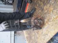 Диск тормозной передний 96254392 Шевроле Спарк М200 Дэу Матиз 96455424 - Не вентилируем - БУ