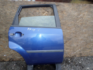 Дверь задняя правая 1692525, 1541624 Форд Фиеста с 05 по 12г - Синяя FF-15 - Голая, - БУ