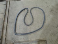 Уплотнитель двери задней правой 95963025, 95015567 Шевроле Спарк М300, - БУ