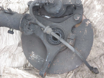 Шланг тормозной Дэу Матиз, Шевроле Спарк М200 передний 96316525, 96518629, 96528010, - БУ