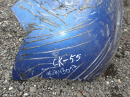 Бампер задний Шевроле Авео Т200 Хэтчбек 96543017 - Синий CK-55 - в пленке - БУ