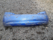 Бампер задний Шевроле Авео Т200 Хэтчбек 96543017 - Синий CK-55 - в пленке - БУ