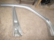 Боковина кузова Шевроле Ланос правая 96338697 верхняя со средней и передней стойками, - ZAZ