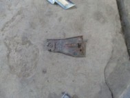 Кронштейн бампера переднего 95019918 Шевроле Авео Т300 наружный нижний правый, - БУ