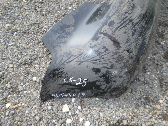 Бампер задний Шевроле Авео Т200 Хэтчбек 96543017 - БУ - Черный - CK-25 - клей от пленки защитной