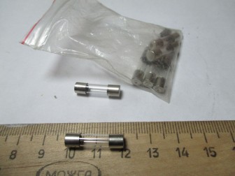 Предохранитель F3A250V плавкий стеклянный корпус 5х20 мм, - Россия