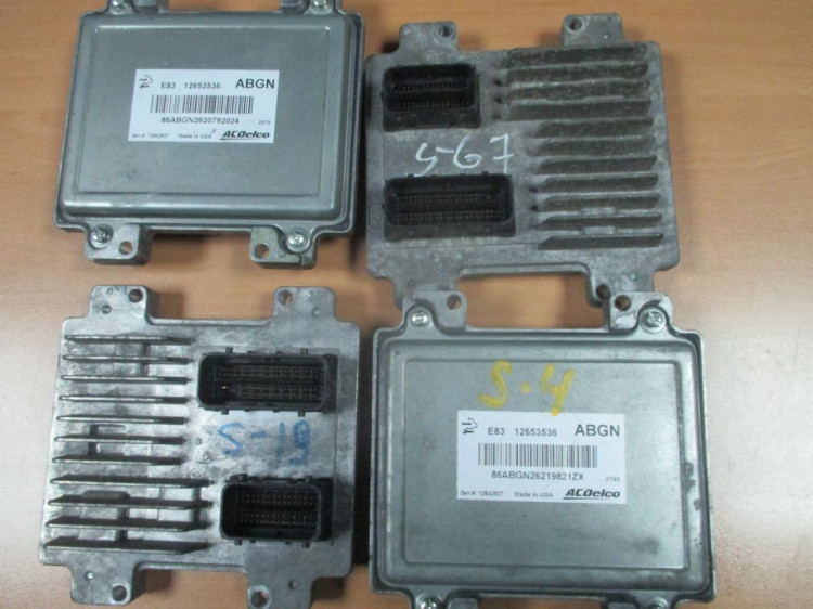 Блок управления двигателем 12642927 12653536 ABGN Шевроле Авео Т300 ...