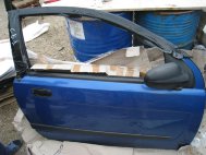 Дверь передняя Шевроле Авео Т200 правая Хэтчбек 3-х дверный 96601637, - БУ Синяя в Сборе СК-1