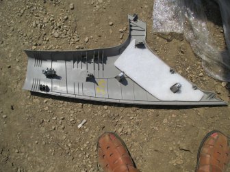 Облицовка стойки задней правая нижняя внутренняя 95474628 Авео Т300 Седан, - БУ