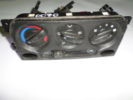 Блок управления печкой 96314866, 96318328 0070 Дэу Матиз без кондиционера - без 2 нижних кнопок - БУ