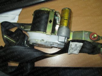 Ремень безопасности Дэу Матиз передний левый с пиропатроном 96292173, - БУ