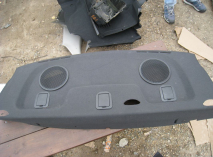 Полка задняя Шевроле Авео Седан Т250 Без стоп-сигнала 96650272, 96863161 за сиденьями, - БУ 