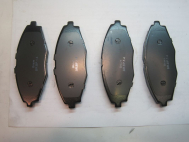 Колодки передние 96273708 Шевроле Ланос 8V Спарк, Матиз, Нексия с 00г BRBP14, - Brave