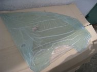 Стекло двери Шевроле Орландо передней правой 95023307, - Бор