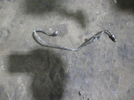 Трубка тормозная 96407743 Шевроле Авео Т200-255 задняя левая короткая - БУ D104