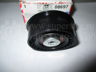 Ролик ГРМ опорный 96413863 обводной левый ремня 162 зуб Шевроле Лачетти 1,8л F18D3 Авео Т255, - Febi