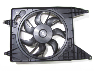 Вентилятор охлаждения Логан, Лада Ларгус с кондиционером 8200765566, 214815057R, 6001548527, - Sat