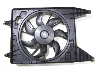 Вентилятор охлаждения Логан, Лада Ларгус с кондиционером 8200765566, 214815057R, 6001548527, - Sat