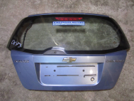 Крышка багажника Шевроле Авео Хэтчбек Т200 и 255 96540837 - в сборе - Серо-голубая СК73 - БУ