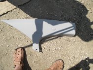 Облицовка стойки задней левой нижняя внутренняя 95474631 Авео Т300 Седан, - БУ