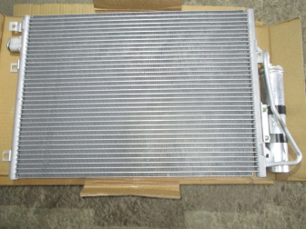 Радиатор кондиционера Рено Логан с АКПП и МКПП 8200090213, 6001550660 без осушителя, - ACS Termal