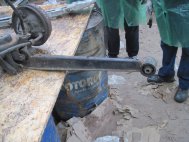 Тяга задней балки продольная 96346531, 96610090 Матиз до 2005 года М100, - БУ