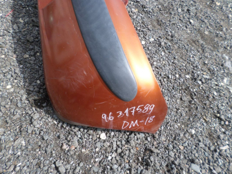 Бампер задний 96317589 Дэу Матиз для Корейского Рынка - БУ - Оранжевый DM-18