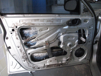 Дверь - замена опускного стекла двери на Шевроле Ланос, Шанс, Дэу Сенс, Нексия