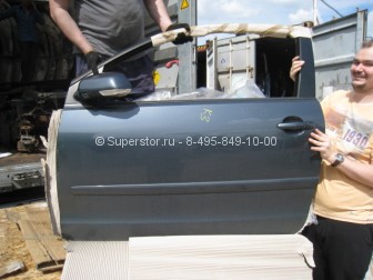 Дверь передняя левая Фольксваген Поло Купе 3-х дверка 01-10г 6Q3831055K, 6Q3831055J, - БУ