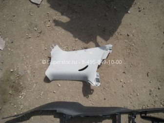 Облицовка стойки задней левой верхняя 6Q3867287DX30 Фольксваген Поло 01-10г Купе 3-х дв, - БУ Серая