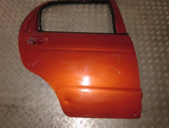 Дверь задняя правая Дэу Матиз 96566755 без молдинга - БУ Голая