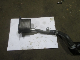 Радиатор масляный охладитель 55571687 Астра J Шевроле Круз Авео Т300 1,4 литра TURBO - БУ