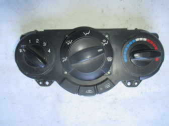 Блок управления печкой 96615406 Шевроле Лачетти - БЕЗ кондиционера - от ПРАВОРУКОГО авто - БУ