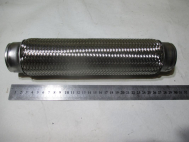 Гофра глушителя 45x280 приемной трубы универсальная трехслойная D45xL280, - Stellox