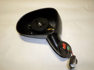 Зеркало левое Шевроле Спарк М200 электрическое 3пин 96600313, 96666583 - Черное - БЕЗ СТЕКЛА!!! - БУ