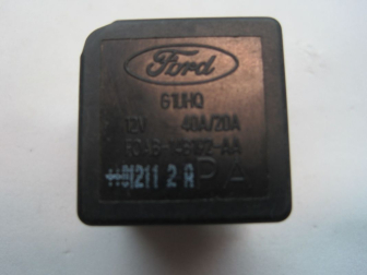 Реле F0AB14B192AA 990961A PA 40A/20A Форд Фокус 1 G1UHQ - Черное, - БУ