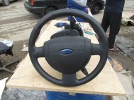 Рулевое колесо Форд Фиеста руль 1358833, 1335642 полиуретановый под AIR BAG, - БУ - без AIR BAG