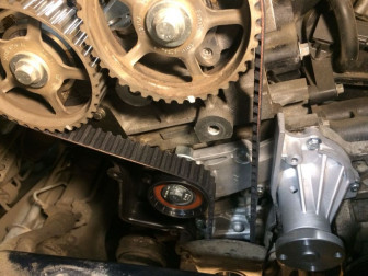 ГРМ ремень: замена ремня и роликов Шевроле Лачетти 1,8 литра - снятие и установ