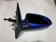 Зеркало правое Шевроле Авео Т200 и Т255 механическое 96406183 E11-015751 - Синее - БУ