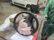 Подушка безопасности Шевроле Авео Т300 Круз Орландо водительская 95214734, - БУ на восстановление